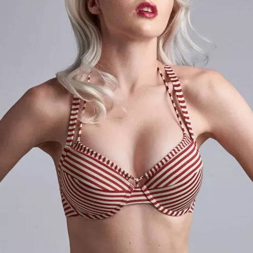 Marlies Dekkers Badmode Holi Vintage rood/print push up bikinitop