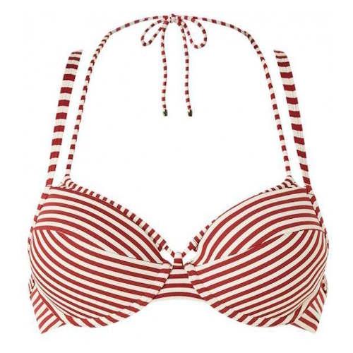 Marlies Dekkers Badmode Holi Vintage rood/print push up bikinitop