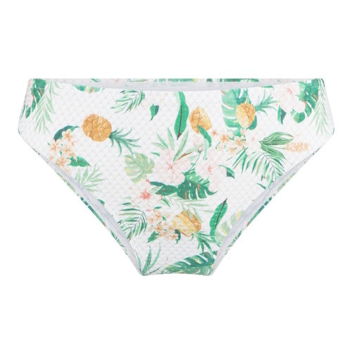 LingaDore Beach Tropical Botanic wit/print bikini broekje