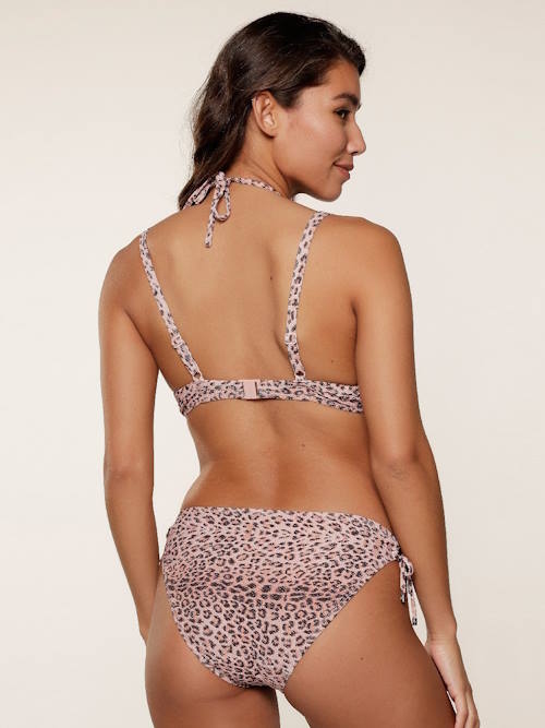 LingaDore Beach  Pink Leopard roze/print voorgevormde bikinitop