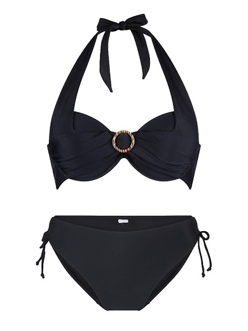LingaDore Beach Black and Beautiful zwart bikini set