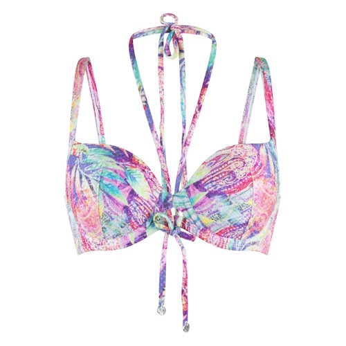 LingaDore Beach Shine bright multicolor/print voorgevormde bikinitop