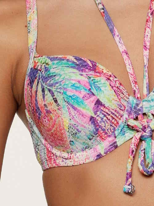 LingaDore Beach Shine bright multicolor/print voorgevormde bikinitop