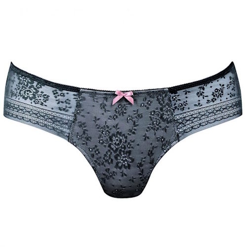 Rosa Faia Fleur antraciet slip