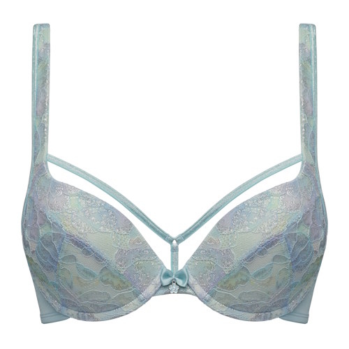 Marlies Dekkers Mariposa blauw/print push up bh