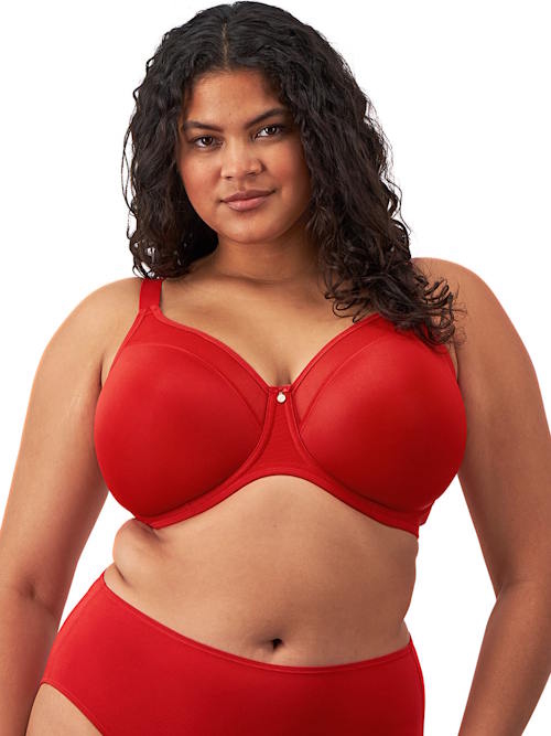 Elomi Smooth rood niet voorgevormde bh