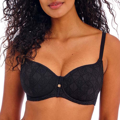 Freya Swim Nomad Nights zwart voorgevormde bikinitop
