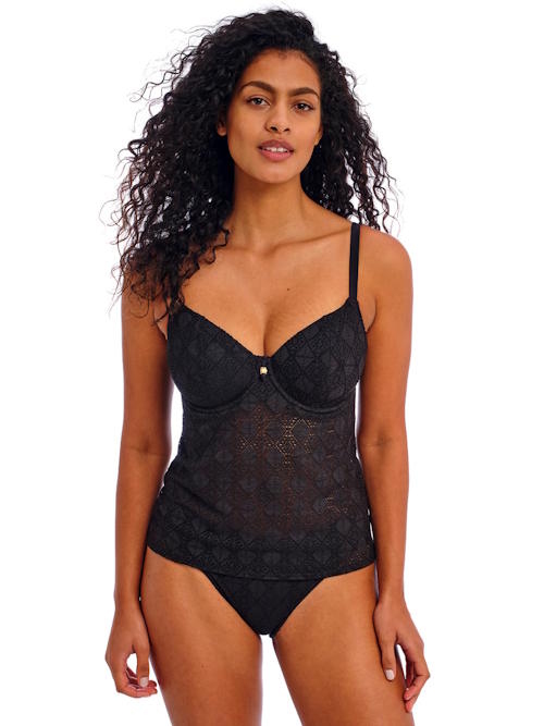 Freya Swim Nomad Nights zwart tankini top