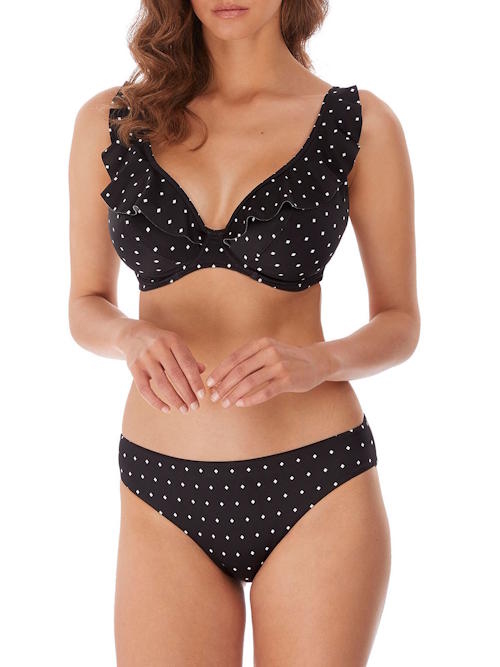 Freya Swim Jewel Cove zwart/print soft-cup bikinitop