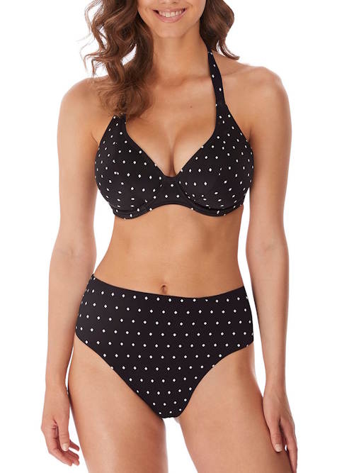 Freya Swim Jewel Cove zwart/print soft-cup bikinitop