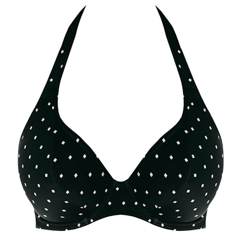 Freya Swim Jewel Cove zwart/print soft-cup bikinitop