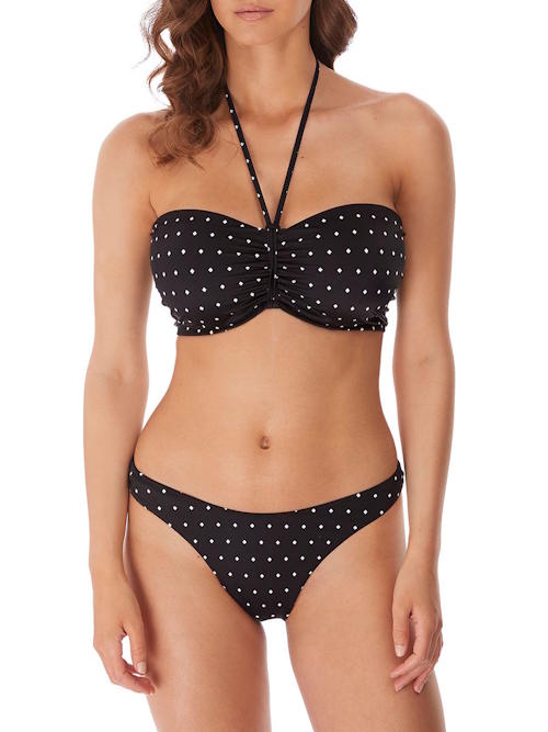 Freya Swim Jewel Cove zwart/print voorgevormde bikinitop