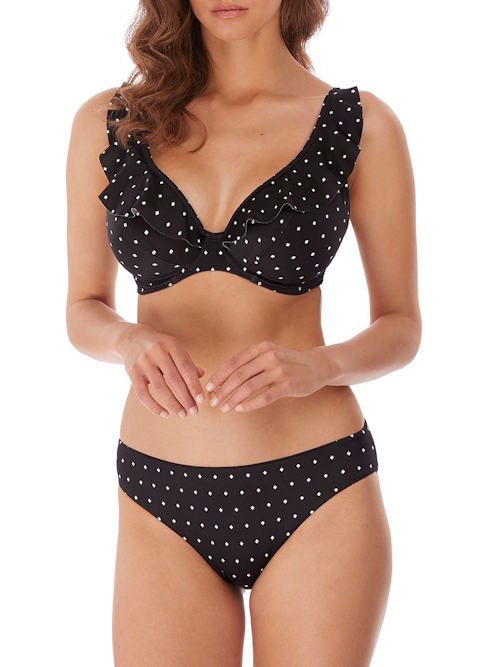 Freya Swim Jewel Cove zwart/print bikini broekje