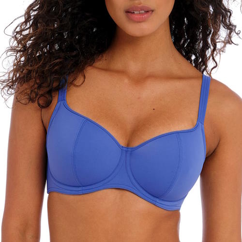 Freya Swim Jewel Cove blauw voorgevormde bikinitop