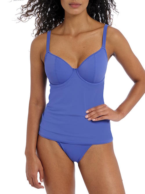 Freya Swim Jewel Cove blauw tankini top