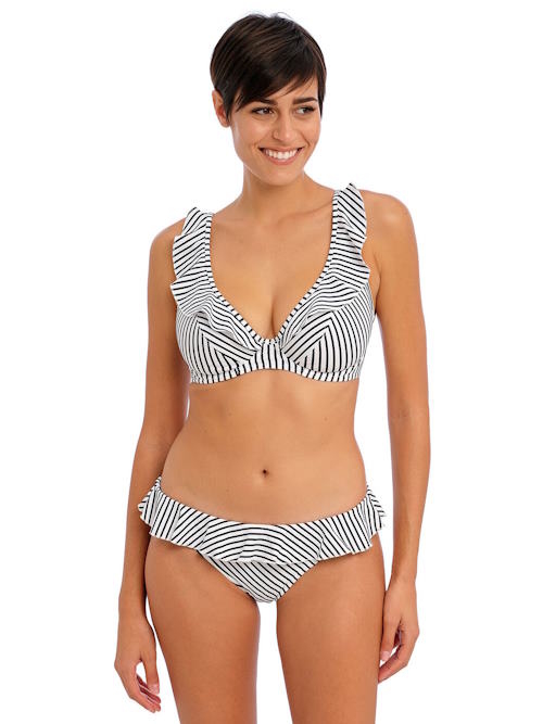 Freya Swim Jewel Cove zwart/wit soft-cup bikinitop