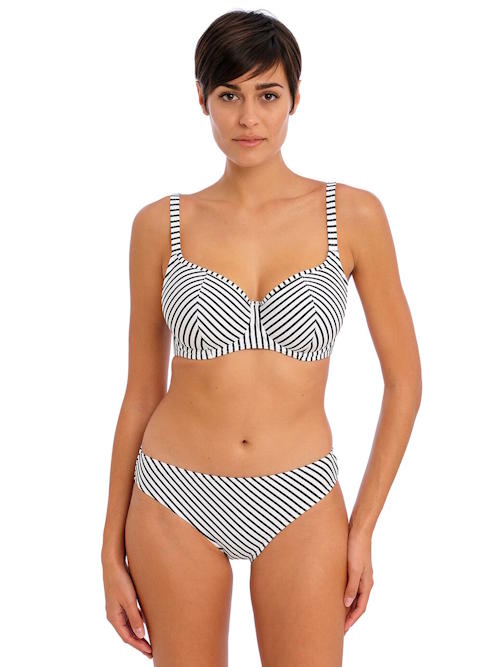 Freya Swim Jewel Cove zwart/wit voorgevormde bikinitop