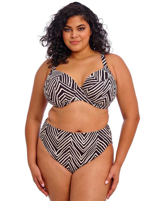 Elomi Swim Fiji Falls zwart/wit bikini broekje