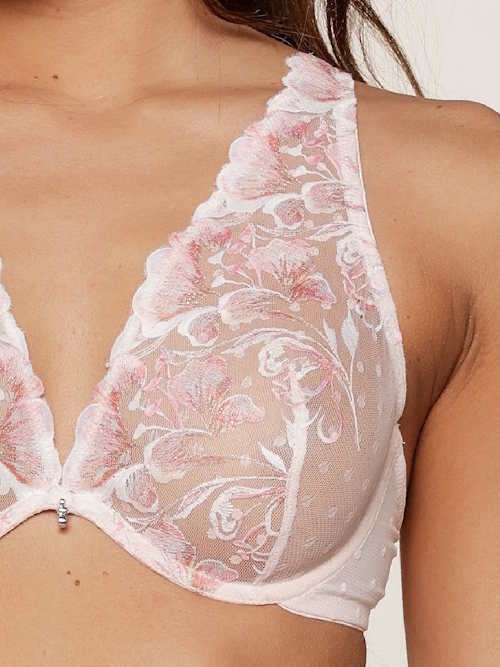LingaDore Crème Pink crème niet voorgevormde bh