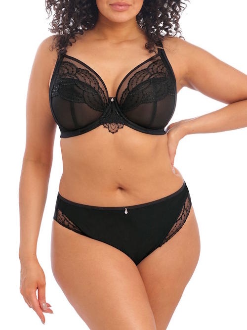 Elomi Priya zwart niet voorgevormde bh