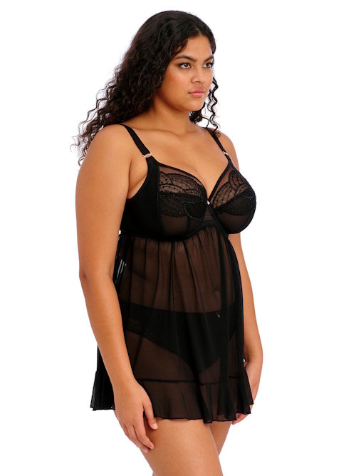 Elomi Priya zwart babydoll