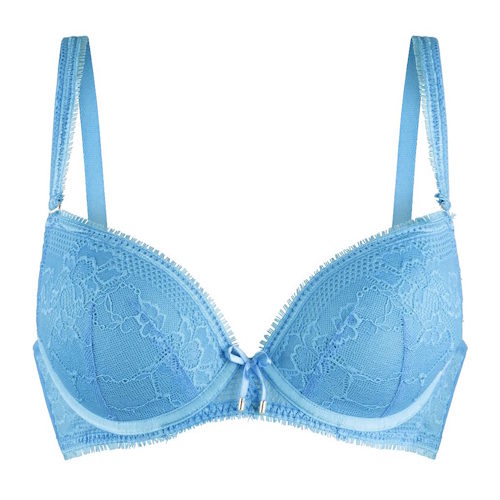 LingaDore Bonnie Blue blauw push up bh