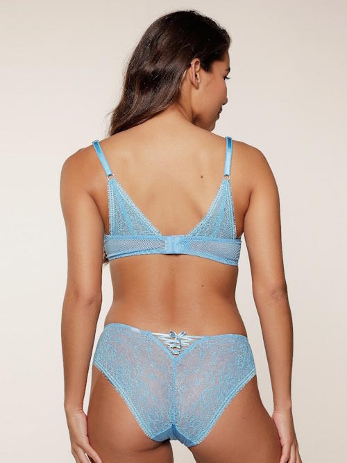 LingaDore Bonnie Blue blauw voorgevormde bh