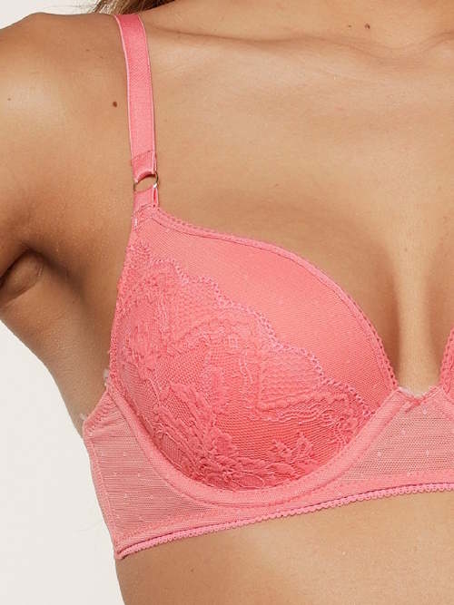LingaDore Spiced Coral coral push up bh