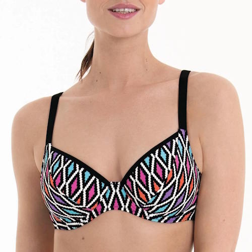 Anita Badmode Nivia zwart/multicolor bikini set