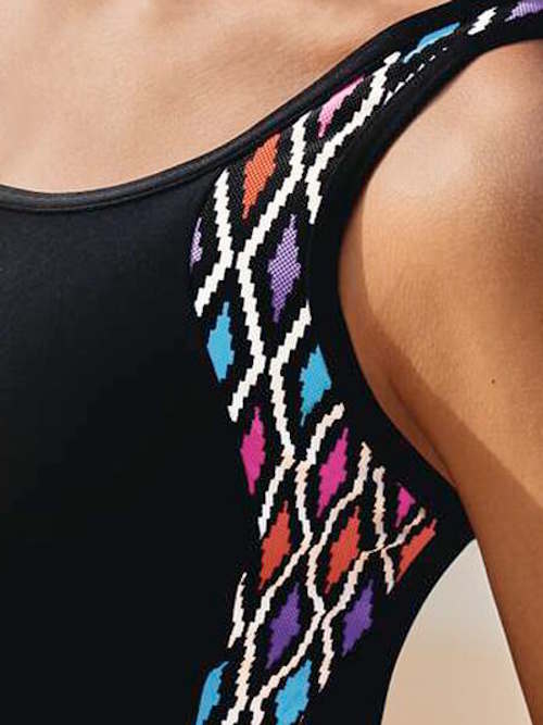 Anita Care Krabi zwart/multicolor prothese badpak