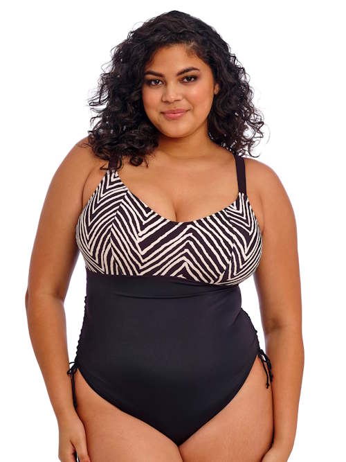 Elomi Swim Fiji Falls zwart/wit badpak