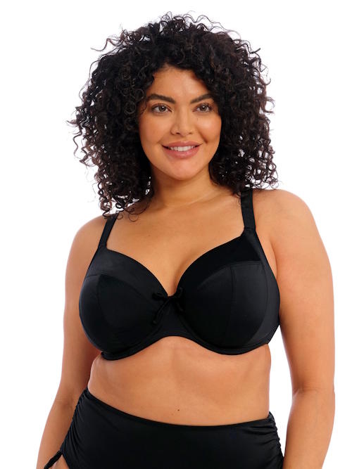 Elomi Swim Plain Sailing zwart voorgevormde bikinitop