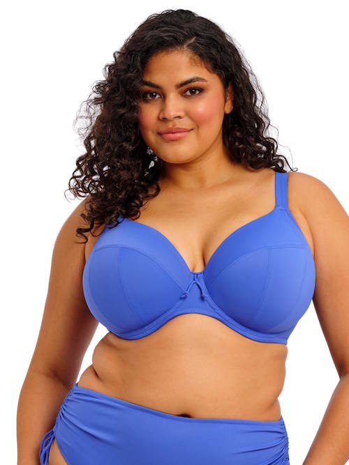 Elomi Swim Plain Sailing blauw soft-cup bikinitop