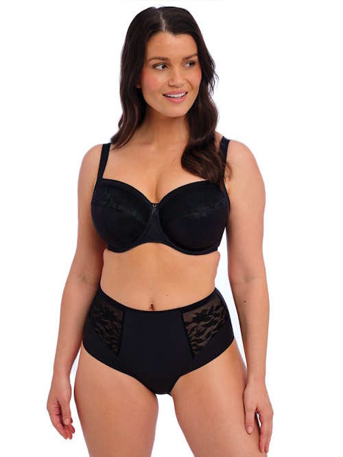 Fantasie Lingerie Illusion zwart high brief