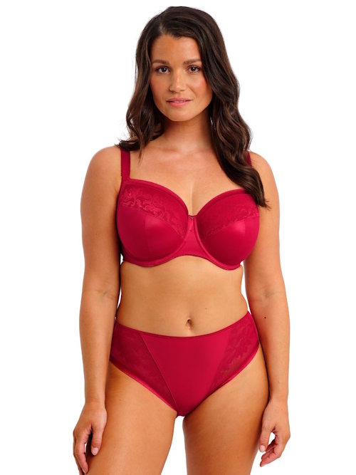 Fantasie Lingerie Illusion rood niet voorgevormde bh