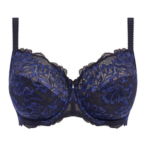 Fantasie Lingerie Emmaline zwart/blauw niet voorgevormde bh