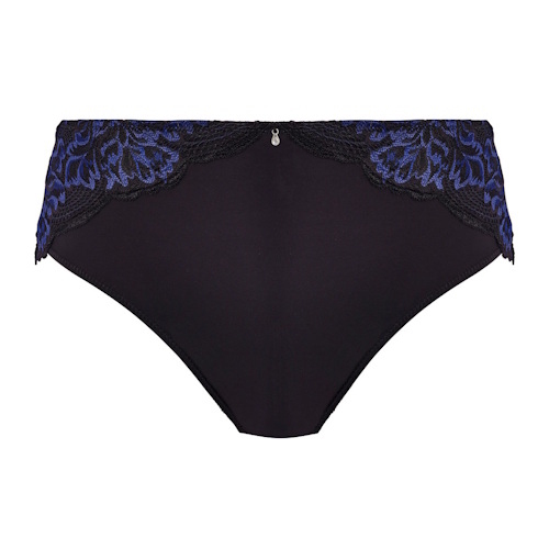 Fantasie Lingerie Emmaline zwart/blauw high brief