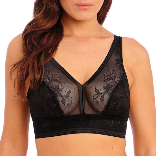 Wacoal Lingerie Net Effects zwart niet voorgevormde bh