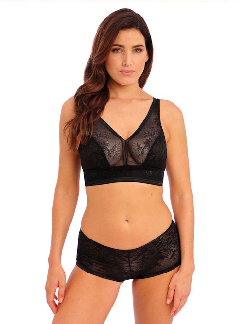 Wacoal Lingerie Net Effects zwart niet voorgevormde bh