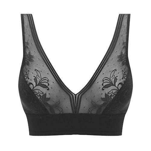 Wacoal Lingerie Net Effects zwart niet voorgevormde bh
