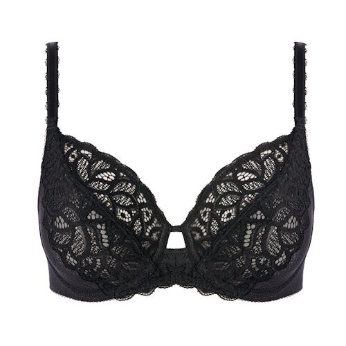 Wacoal Lingerie Raffine zwart niet voorgevormde bh