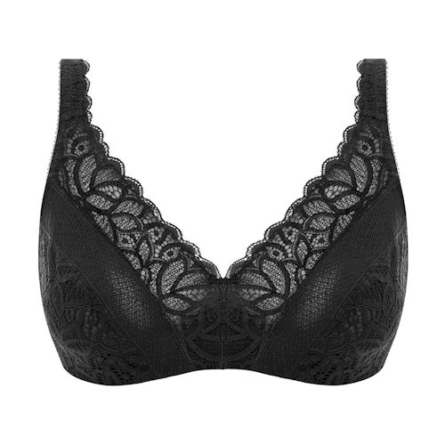 Wacoal Lingerie Raffine zwart niet voorgevormde bh