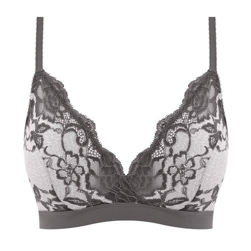 Wacoal Lingerie Florilege grijs niet voorgevormde bh