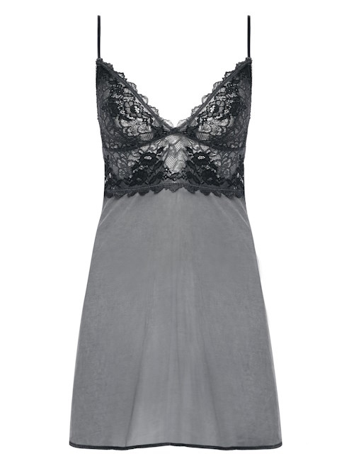 Wacoal Lingerie Lace Perfection grijs slipdress