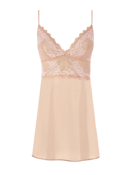 Wacoal Lingerie Lace Perfection powder slipdress
