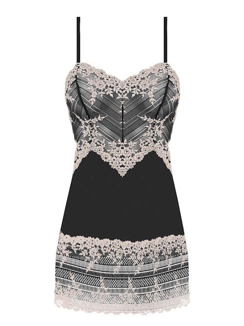 Wacoal Lingerie Embrace Lace zwart slipdress
