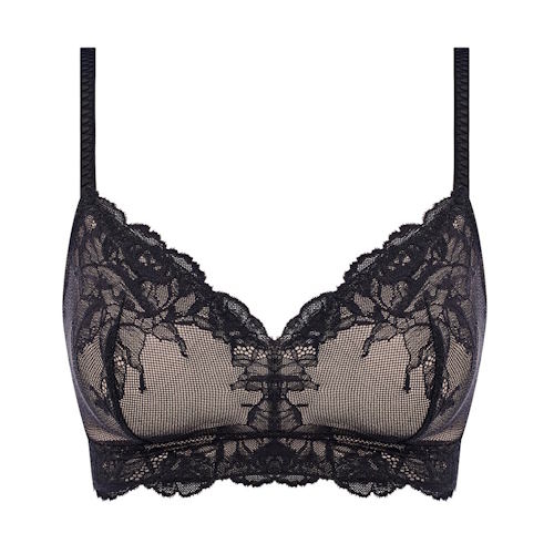 Wacoal Lingerie Vivid Attraction zwart niet voorgevormde bh