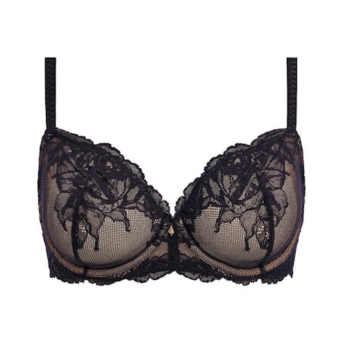 Wacoal Lingerie Vivid Attraction zwart niet voorgevormde bh