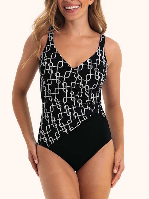Anita Badmode Elea zwart/wit badpak