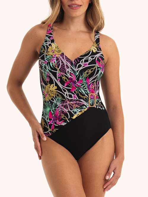 Anita Badmode Elea zwart/print badpak